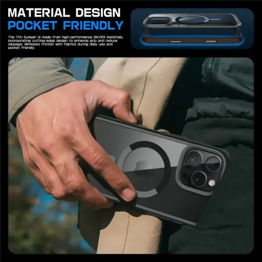 Supcase UB Mag Case with MagSafe for iPhone 16 Pro Max - Black Photo