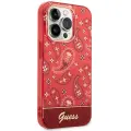 Guess GUHCP14LHGBNHR iPhone 14 Pro 6,1"  czerwony|red hardcase Bandana Paisley Photo