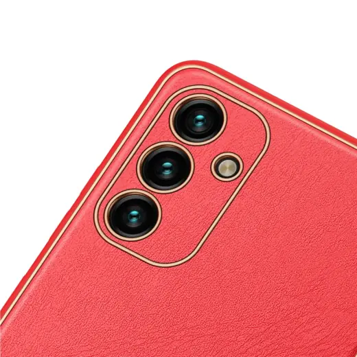 Dux Ducis Yolo elegant cover made of ecological leather for Samsung Galaxy A13 5G red Foto 6