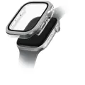 Uniq Voute Tempered Glass Case for Apple Watch 10 42 mm - Silver Фото num