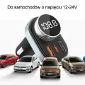 AWEI zestaw głośnomówiący C-843 z transmiterem FM, Bluetooth 5.0, MP3, 1xUSB+1xUSB-C czarny|black Фото num