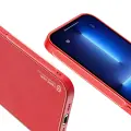 Dux Ducis Yolo elegant case made of soft TPU and PU leather for iPhone 13 Pro Max red Photo