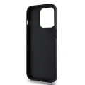 DKNY PU Leather Checkered Pattern Magsafe Case for iPhone 15 Pro Black — Foto 4