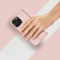 Dux Ducis Skin Pro iPhone 16 Pro Max Case with Flip and Card Slot - Pink Foto 13