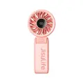 Jisulife Handheld Fan Life7 3600mAh Portable USB Fan - Pink Photo