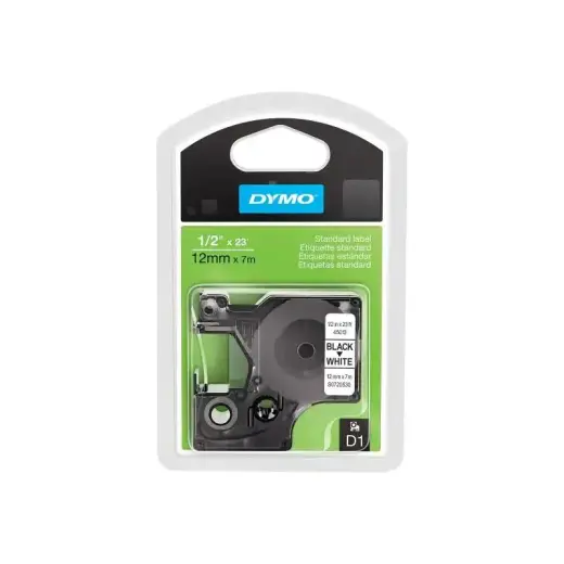 Dymo Schriftband 45013 Black White (S0720530)