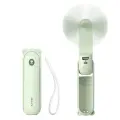 Jisulife Handheld Fan Life8 Plus Portable USB Fan with Power Bank Function 4500mAh and Flashlight - Green Foto 1