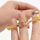 Beaded phone strap yellow — Foto 6