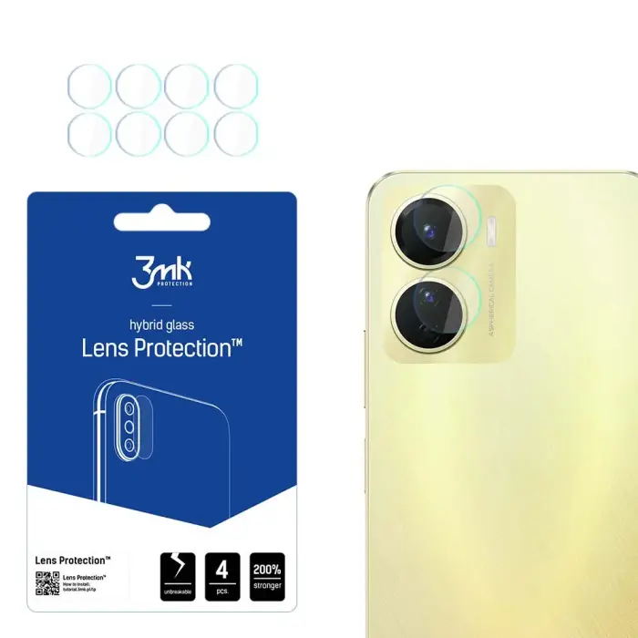 Vivo Y16 - 3mk Lens Protection™ screen protector Foto 1