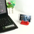 Silicone Car Phone Holder Dashboard Desktop Stand black Foto 3