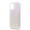 Guess GUHCN58PCUGLGPI Hard Gradient Glitter phone case for iPhone 11 Pro gold pink — Photo 3