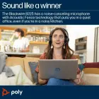 HP Poly Blackwire 8225 Stereo USB-C Headset +USB-C/A Adapter — Foto 4