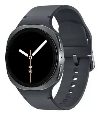Samsung Galaxy Watch 8 3.3 cm (1.3") AMOLED 40 mm Digital 438 x 438 pixels Touchscreen Graphite Wi-Fi GPS (satellite)