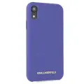 Karl Lagerfeld KLHCI61SLVOG iPhone  Xr  hardcase fioletowy|violet Silicone Фото num