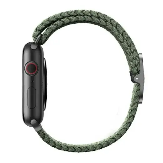 Uniq Aspen Braided strap for Apple Watch 1|2|3|4|5|6|7|8|SE|SE2 44|42|45 mm - green Foto 2
