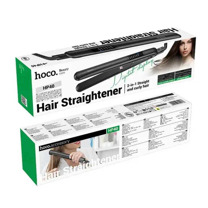 Hair straightener Hoco HP40 black Foto 5
