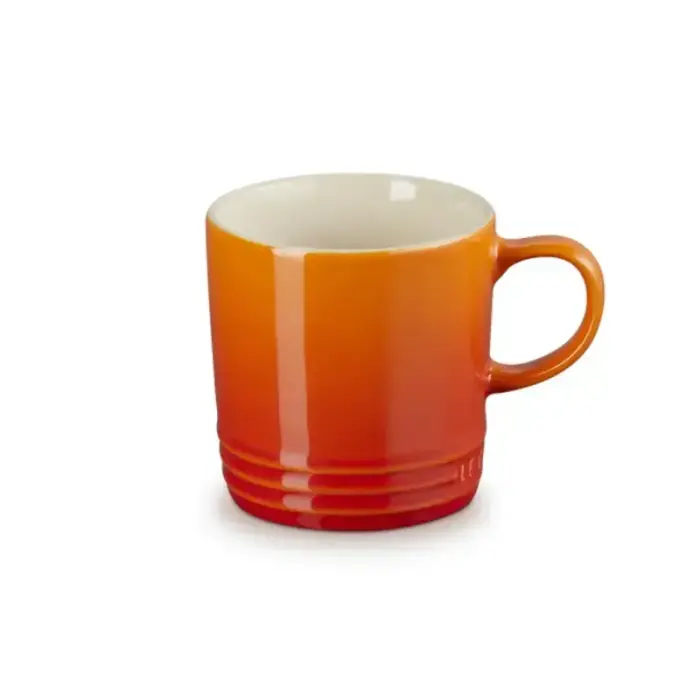 Stoneware mug 350ml orange