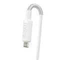 Dudao 2x USB mājas USB ceļojuma ES adapteris sienas lādētājs 5V|2.4A + Lightning kabelis balts (A2EU + Lightning balts) Foto 3