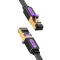 Flat Network Cable UTP CAT7 Vention ICABG RJ45 Ethernet 10Gbps 1.5m Black Фото num