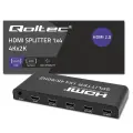 Active HDMI Splitter 4 x HDMI 4Kx2K,6bps,60H Фото num