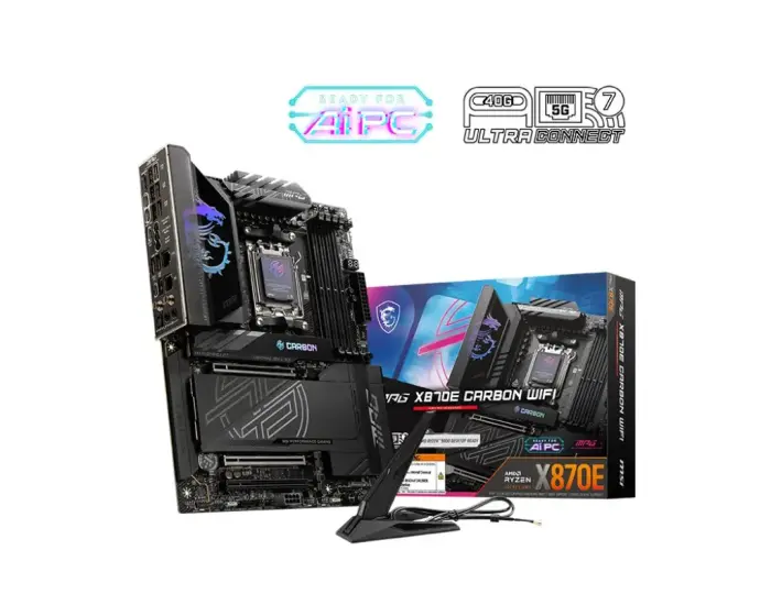 MSI MPG X870E CARBON WIFI - motherboard - ATX - Socket AM5 - AMD X870E