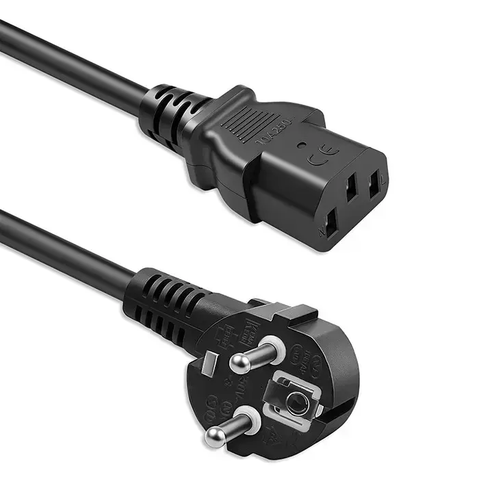 Qoltec Power cable SCHUKO | IEC C13 | CEE 7/7 | 3x1.00mm² | Pure copper Cu | 3m