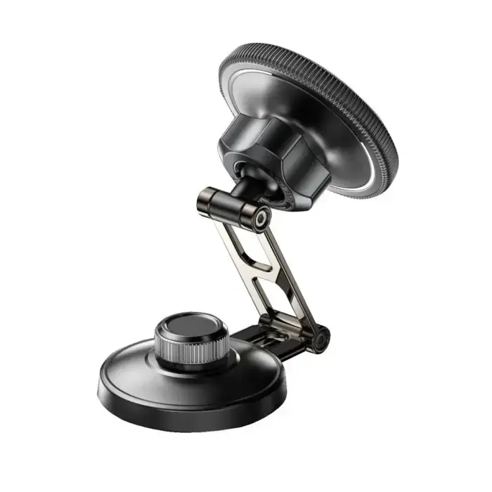 Magnetic car phone holder compatible with Magsafe Forcell F-Grip IronSecure windshield / dashboard black Photo