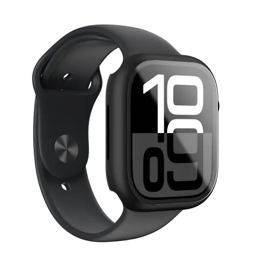 AmazingThing Radix Glass Case for Apple Watch 42mm - Black Фото num