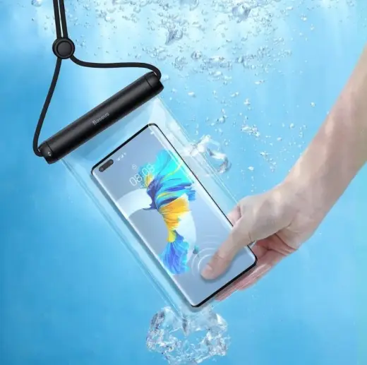 Baseus FMYT000001 Cylinder Waterproof Case Black Foto 5