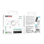 Borofone Tracker BC110 Find dual (Dual Apple & Android) white — Foto 9