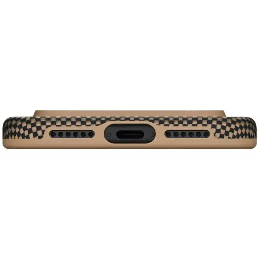 Case PITAKA Aramid UltraGuard Moonrise MagSafe for iPhone 17 Pro Max sunset Foto 7