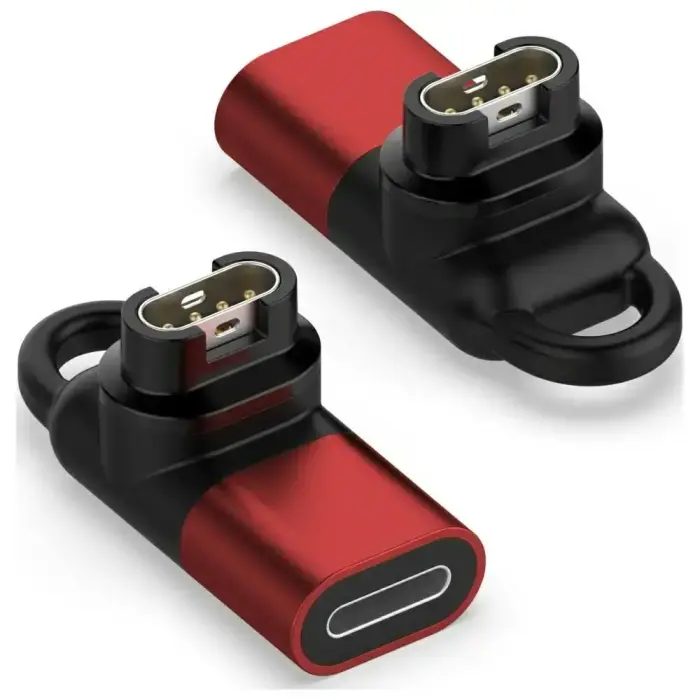 Adapter Lightning MajesticLine for Charging Garmin Watches red Фото num