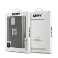 DKNY PU Leather Stack Logo Wrist Strap Case for iPhone 14 Pro Green — Foto 4