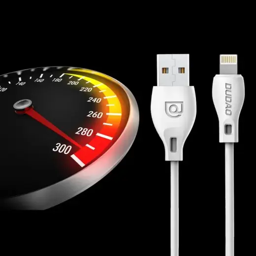 Dudao L4L datu pārraides un uzlādes vads | USB-A uz Lightning | 10W | 2m | balts Foto 9
