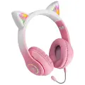 Defender słuchawki Bluetooth Freemotion B505 Led różowy|pink (63505) Foto 7