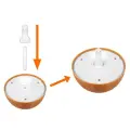 Air Humidifier LTC, 4 colors illuminated, 130ml, light wood Foto 2