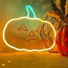 Neon PLEXI LED PUMPKIN WITH STEM orange green NNE13 Neolia Foto 3