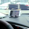 Silicone Car Phone Holder Dashboard Desktop Stand black Foto 9
