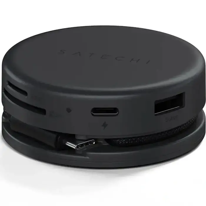 Adapter HUB 7in1 USB C Satechi Multiport ST-POTG7C midnight black Фото num