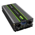Qoltec Pure Sine Wave Inverter Monolith | 3000W | 6000W | 24V to 230V | LCD Foto 2