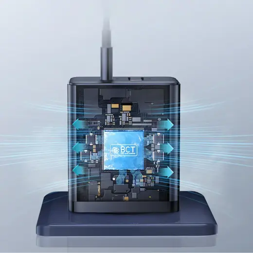 Baseus Cube Pro 30W USB-C USB-A Wall Charger - Black Foto 12