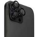 Uniq Optix Aluminum Camera Lens Protector iPhone 16 Pro | 16 Pro Max with Applicator - Black Foto 1