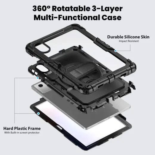 TECH-PROTECT SOLID LENOVO IDEA TAB 11.0 TB-336 BLACK Фото num