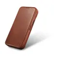 iCarer CE Oil Wax Premium Leather Folio Case iPhone 14 Plus magnetic flip case MagSafe brown (AKI14220707-BN) — Photo 24