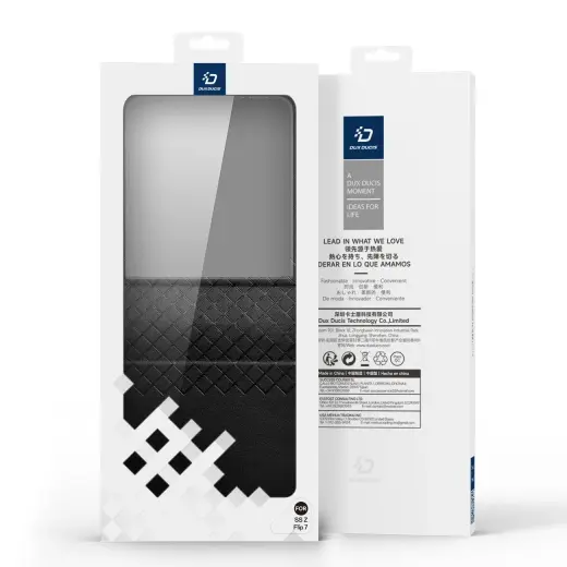 Dux Ducis Bril telefona maciņš Samsung Galaxy Z Flip 7 - melns Foto 11