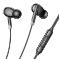 Borofone Earphones BM92 Refined with microphone black Foto 1
