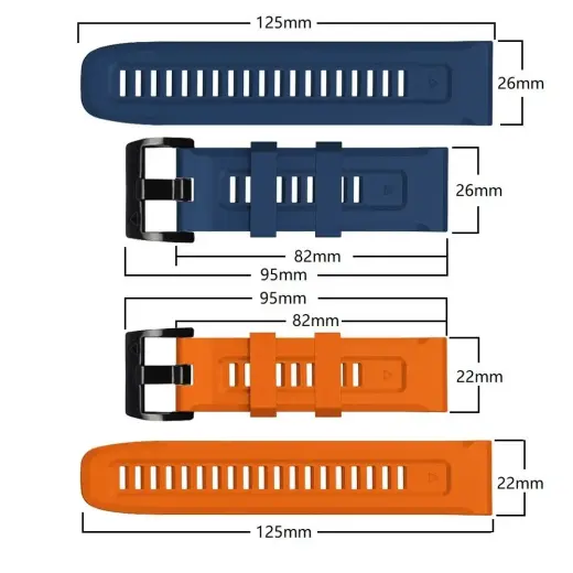 Tech-Protect IconBand strap for Garmin Fenix ââ5 | 6 | 6 Pro | 7 - orange Фото num