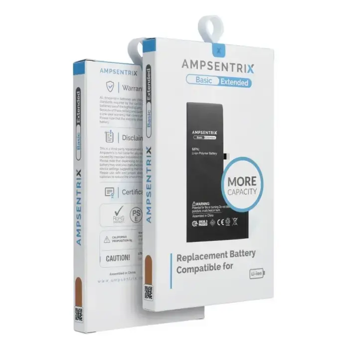  AmpSentrix Basic battery for iPhone XS Max (high capacity 3700 mAh) Фото num