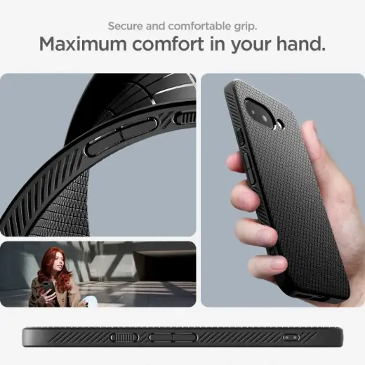 SPIGEN LIQUID AIR GOOGLE PIXEL 9A MATTE BLACK Photo