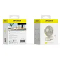 Mini desk fan AWEI F45 with clip 1200mAh white Photo